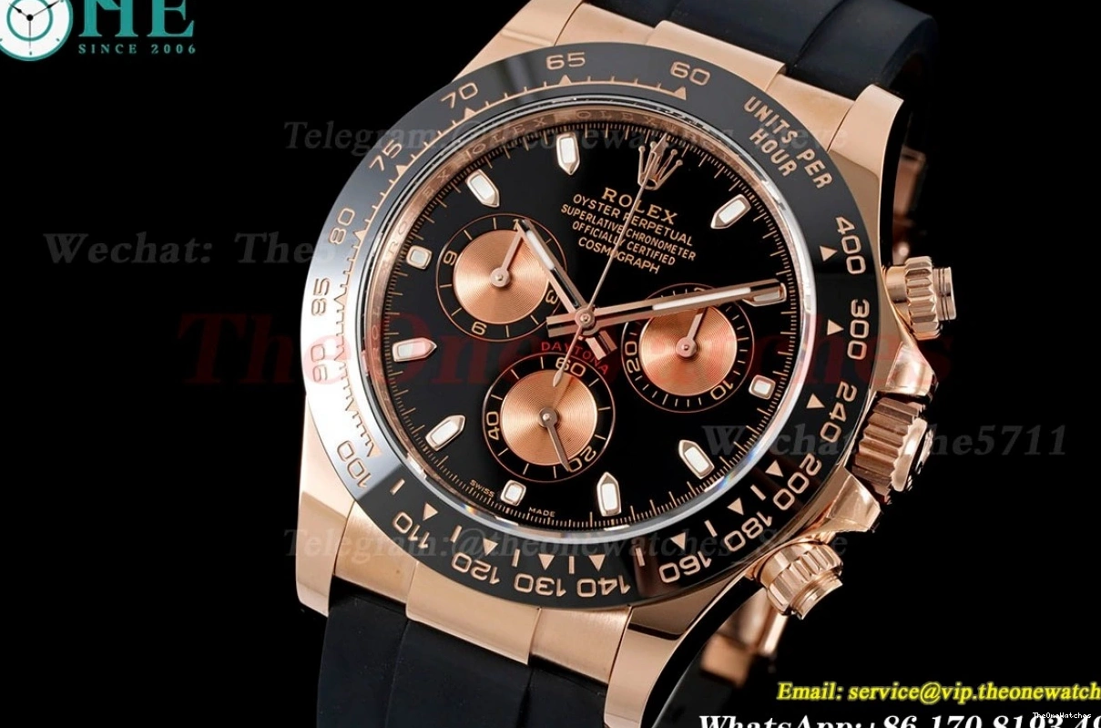 116515 RU RG Dial Black Daytona 904L SA4130 V2 BTF 0518